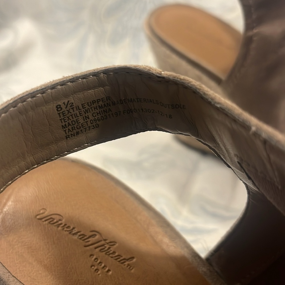 Universal Thread Open Toe Wedge - Picture 4 of 7